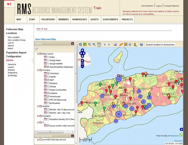 PROFILE: IFRC's Resource Management System (RMS) built with Sahana Eden