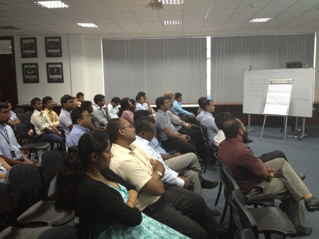 Attendees at the Sahana Meetup in Colombo